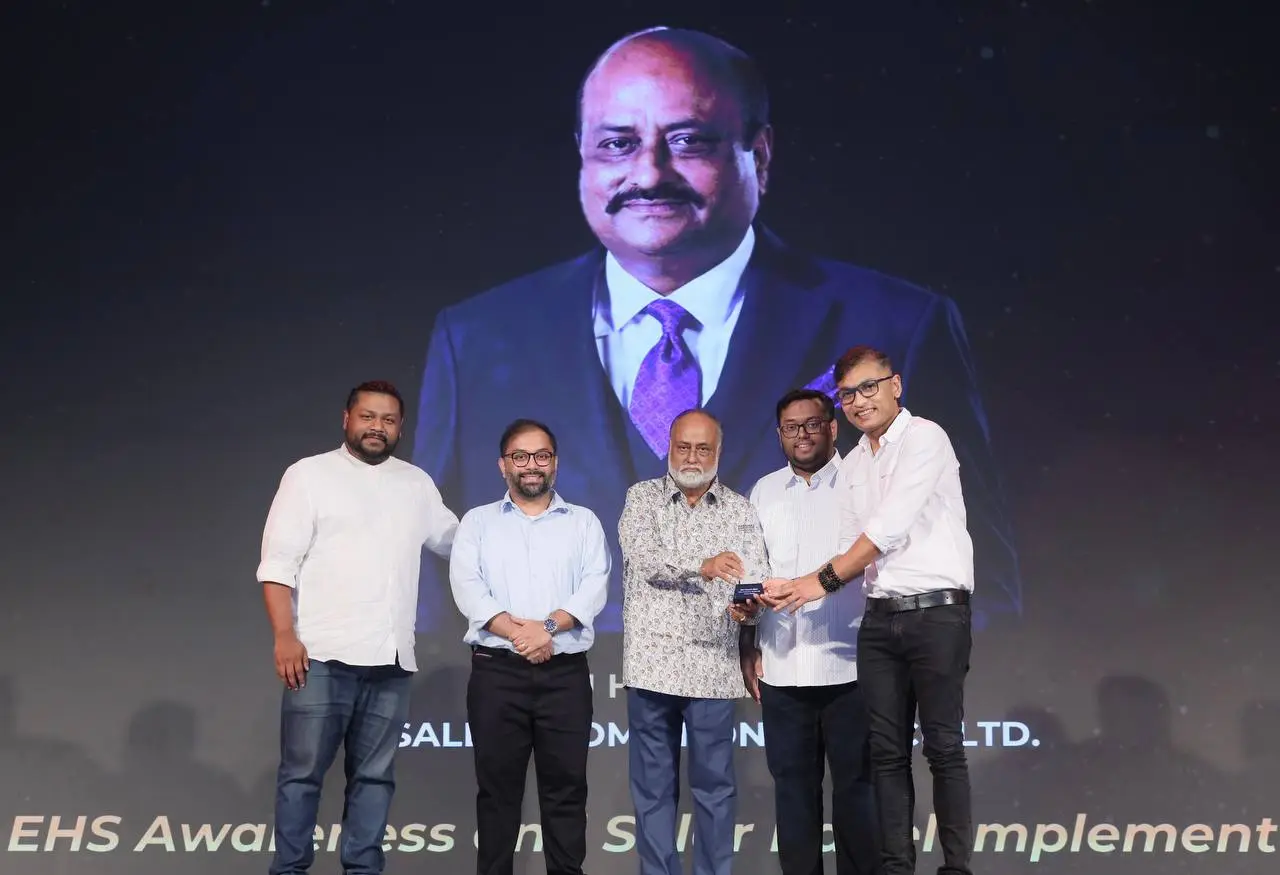 Award by BAT Bangladesh for Solar Panel implementation in Distribution Operations in 2025.